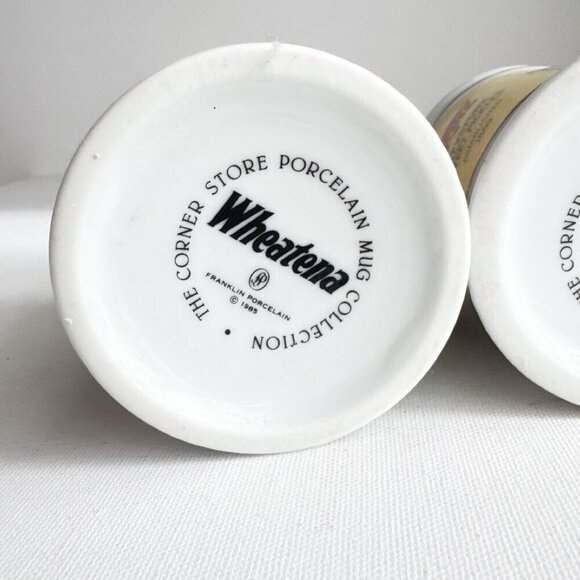 Vintage The Corner Store Mugs Set of 2 Wheatena and Heinz's Sweet Pickles - Picture 10 of 11